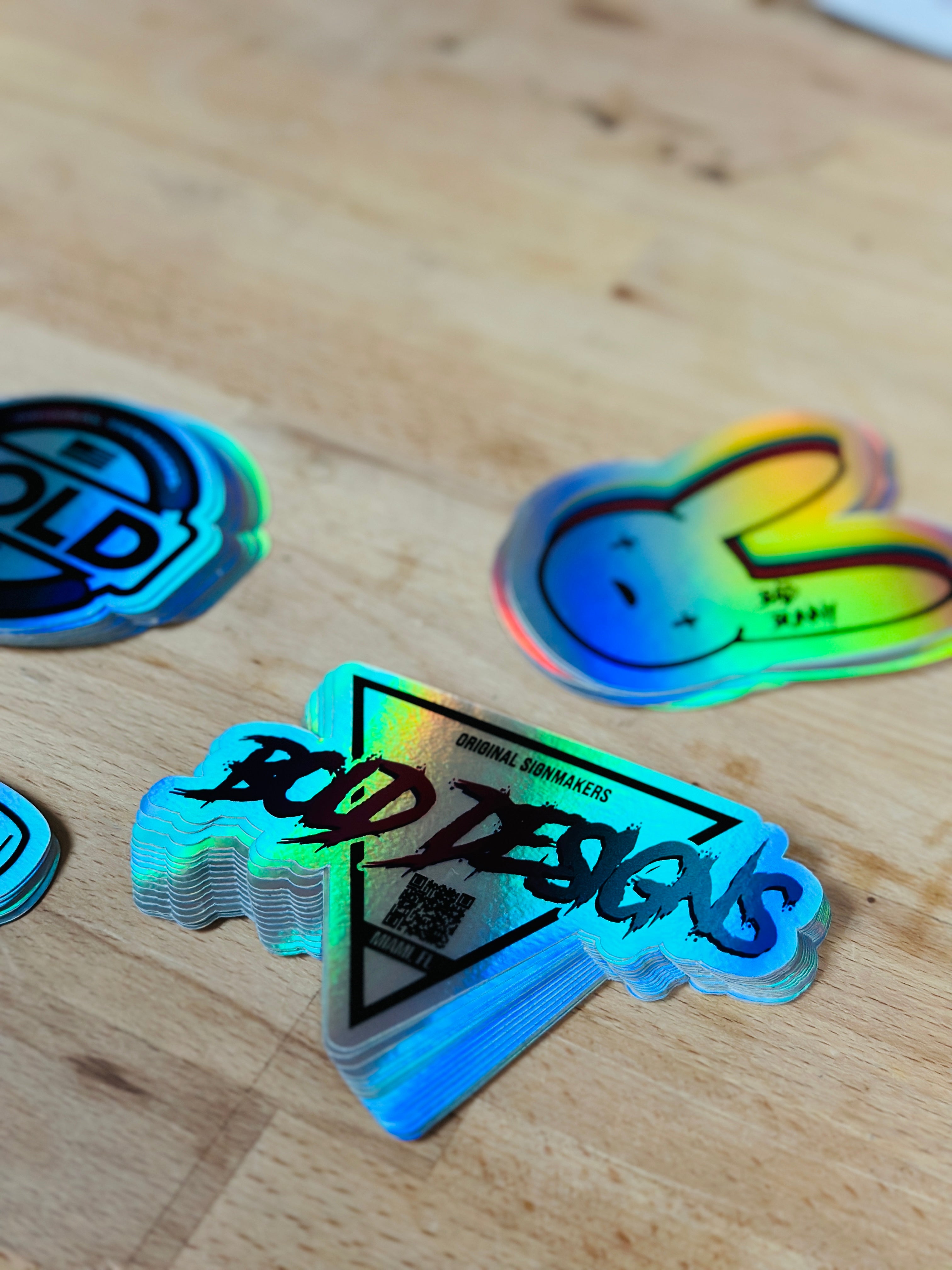 Holographic Stickers