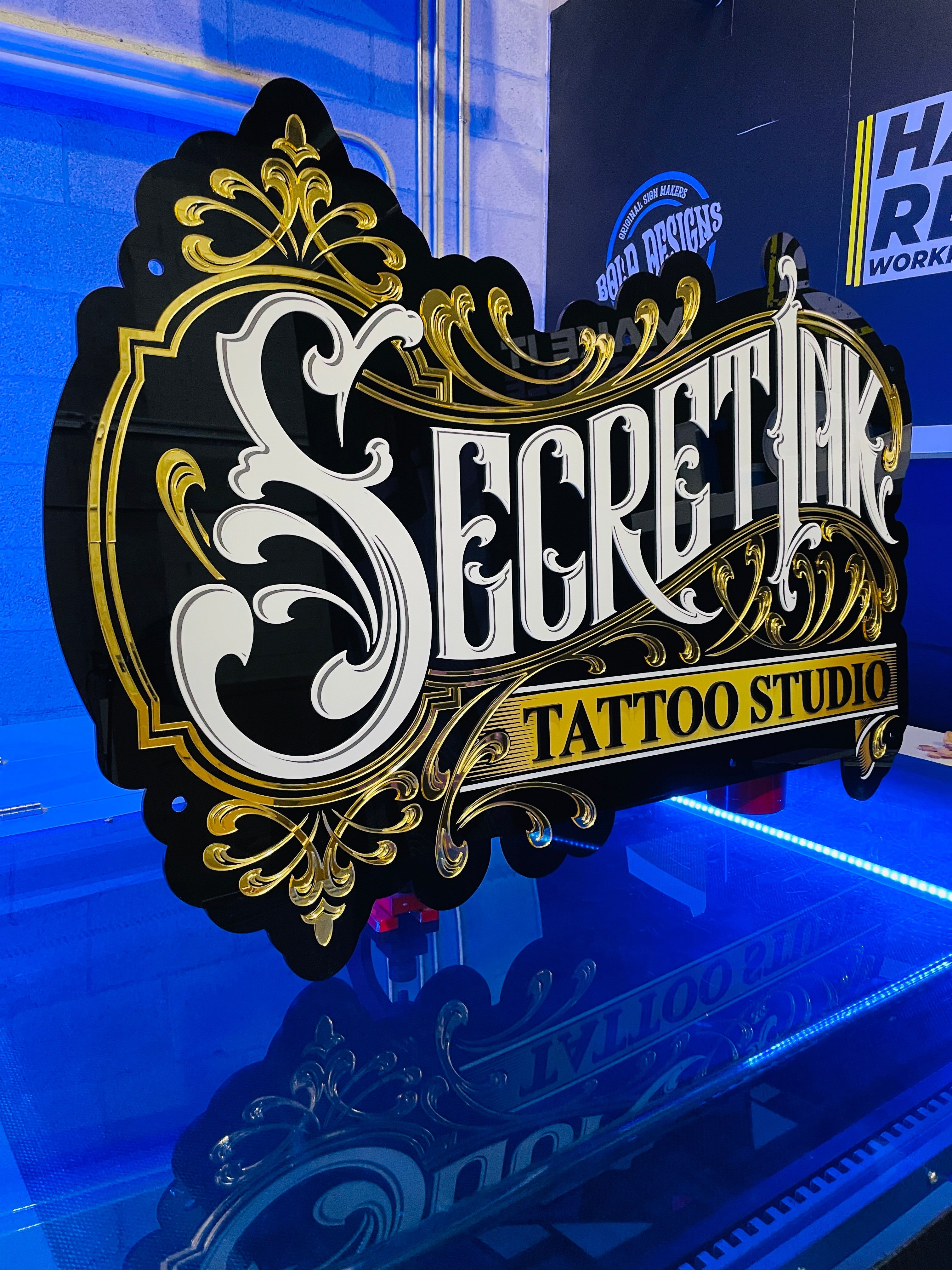 Tattoo Acrylic Sign